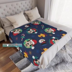 Mickey Mouse Christmas Blanket 1