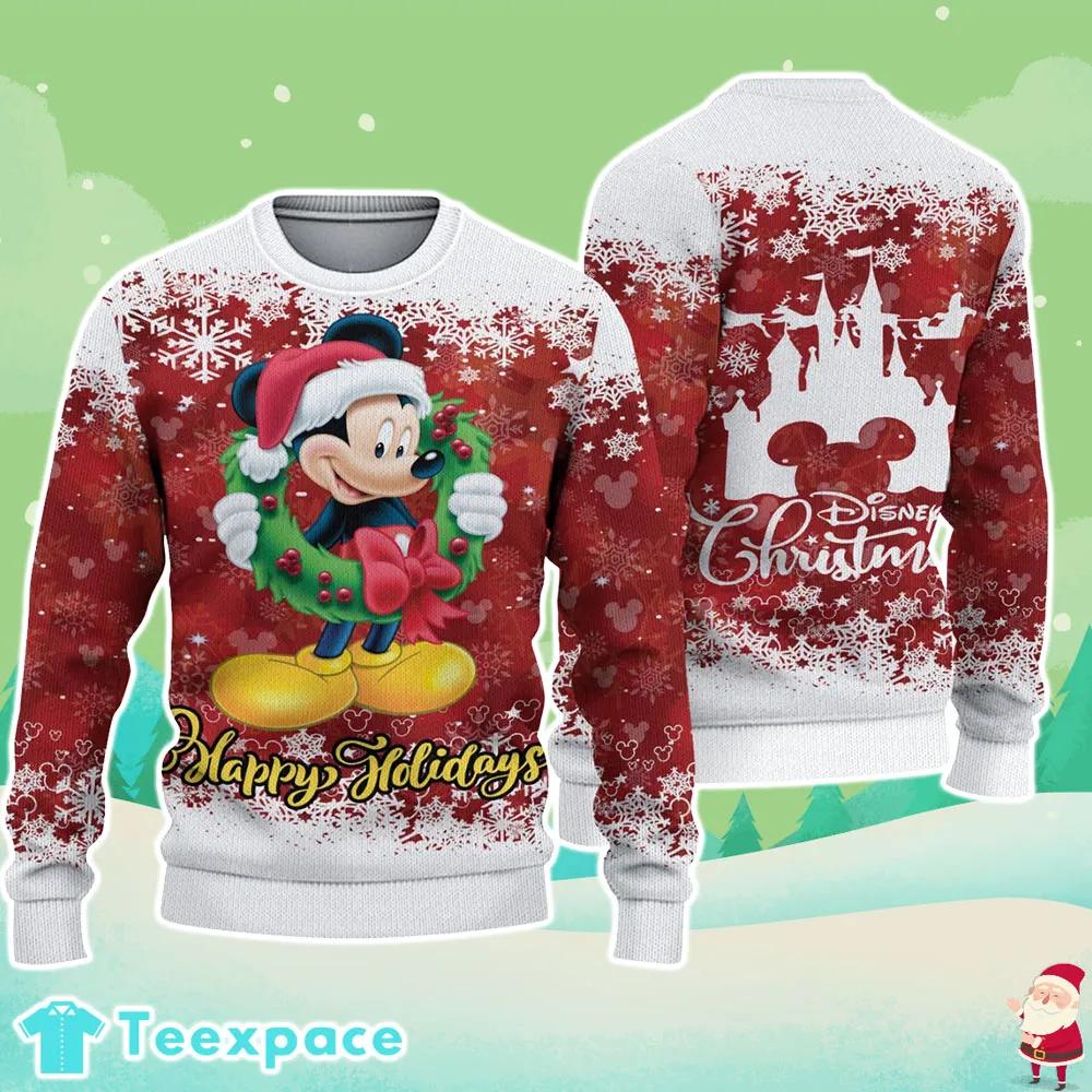 Mickey Mouse Christmas Sweater 1
