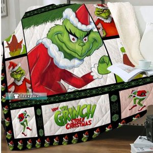The Grinch Throw Blanket 1