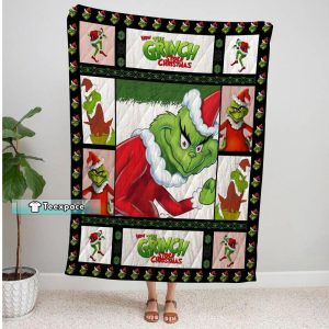 The Grinch Throw Blanket