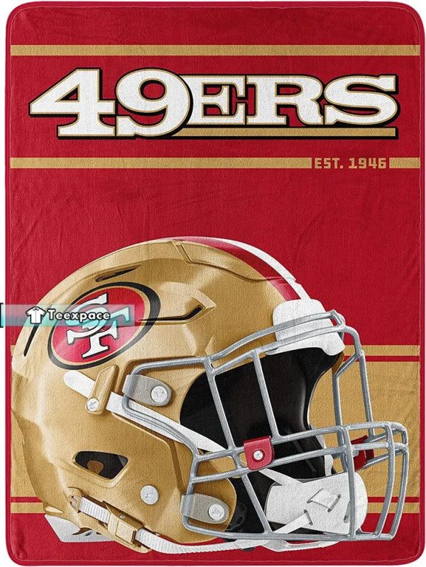 49ers Blanket 60×80 San Francisco 49ers Gift