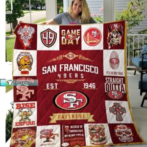 49ers Faithful Blanket 49ers Gift For Dad