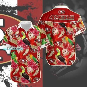 49ers Hawaiian Shirt 49ers Gift For Him