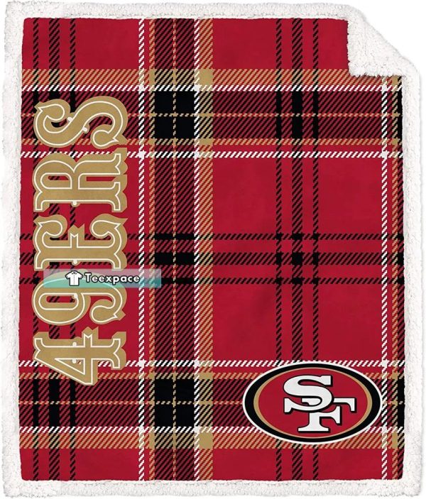 49ers Plush Blanket 49ers Gift For Dad