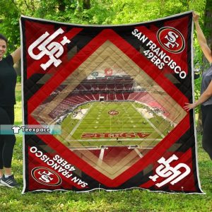 49ers Stadium Throw Blanket 49ers Gift Ideas