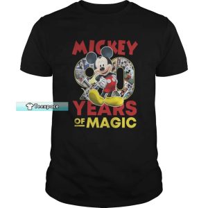 90 Years Of Mickey T Shirt Mickey Mouse Anniversary Gift 1