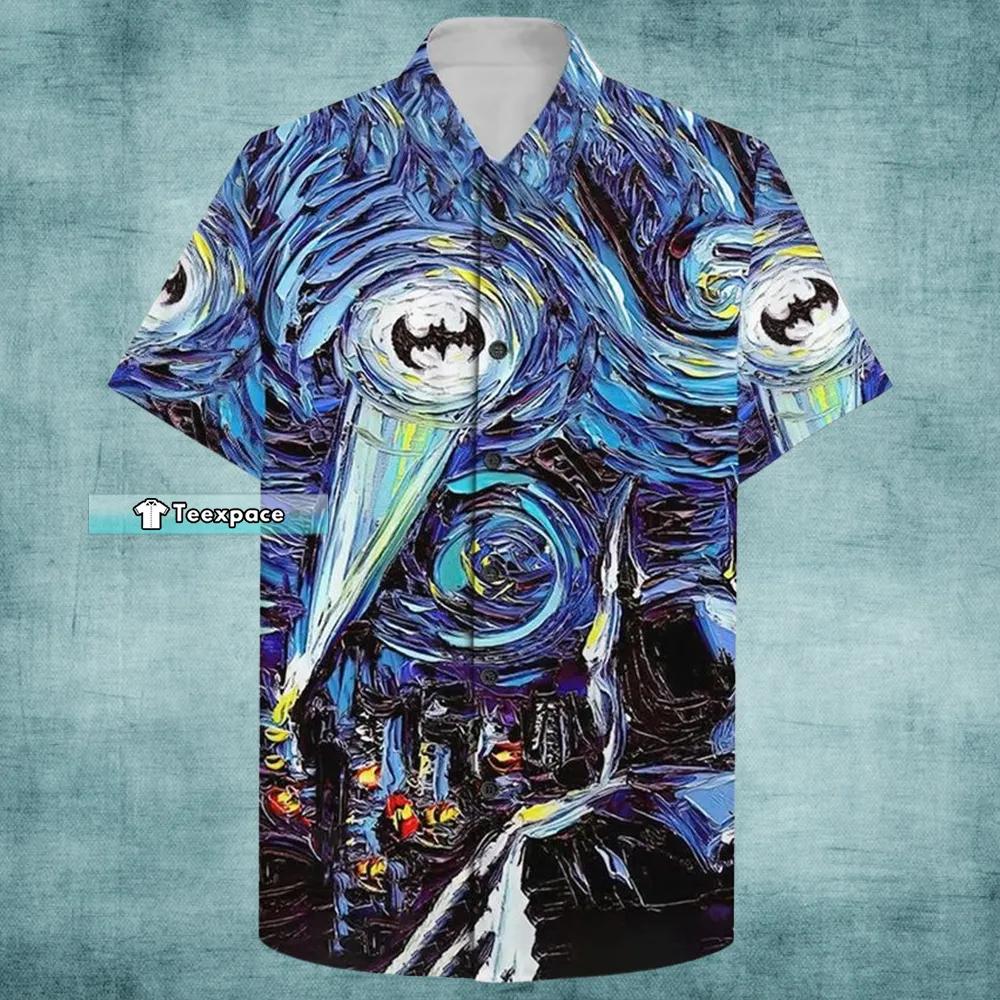 Batman Starry Night Hawaii Shirt Batman Gift