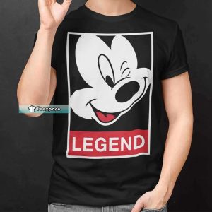 Black Mickey Mouse T-shirt Mickey Mouse Gift