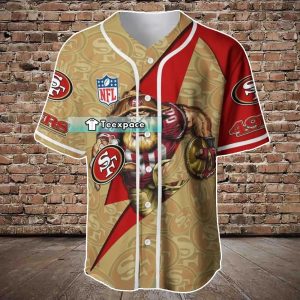 Custom Name 49ers Baseball Jersey San Francisco 49ers Gift