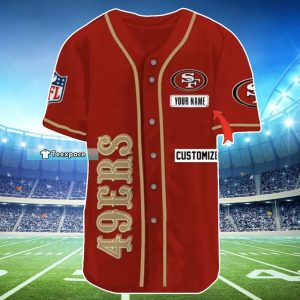 Custom Name Number 49ers Baseball Jersey