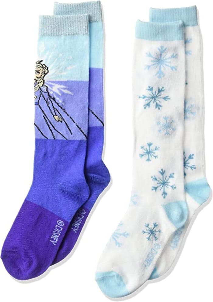 Disney Girls Frozen Knee High Casual Socks