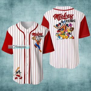 Disney Mickey & Friends Baseball Jersey Baseball Gift Idea