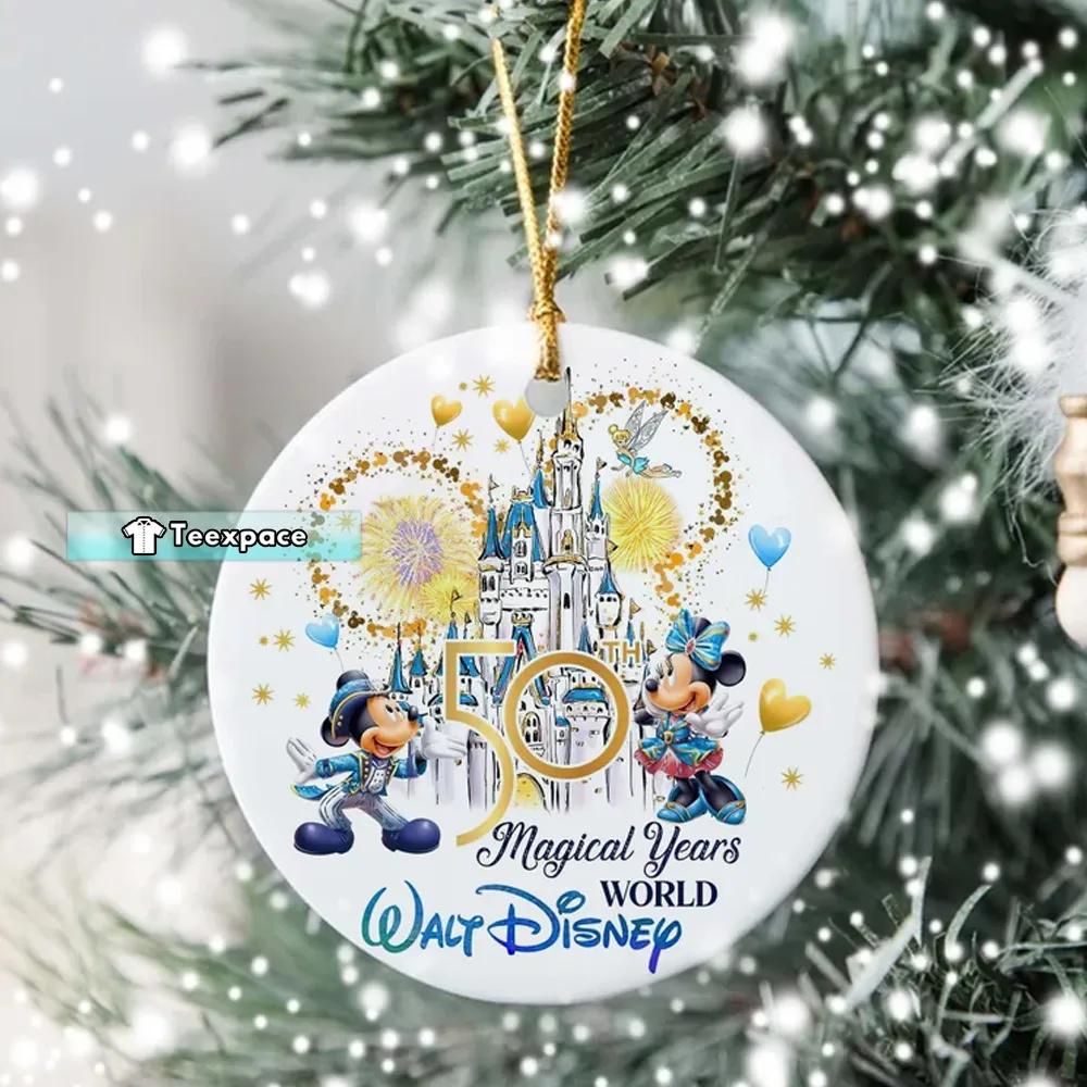 Disney World 50th Anniversary Ornament