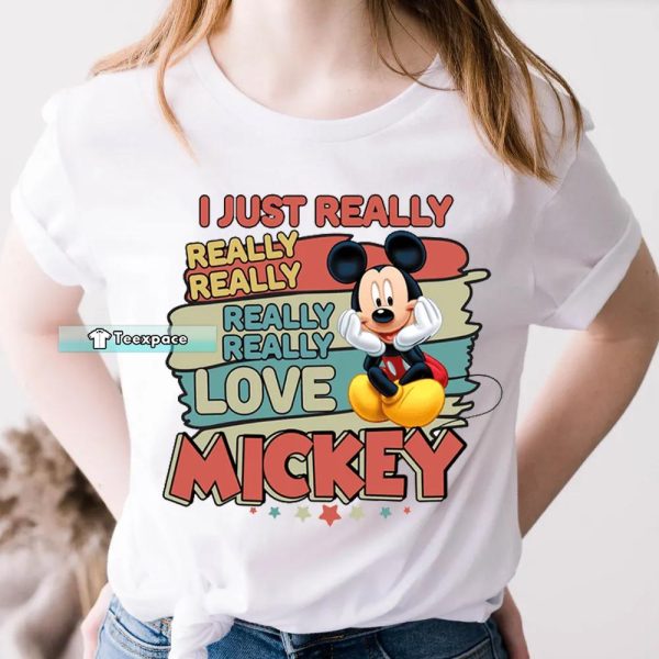 I Love Mickey Shirt Mickey Mouse Gift For Women