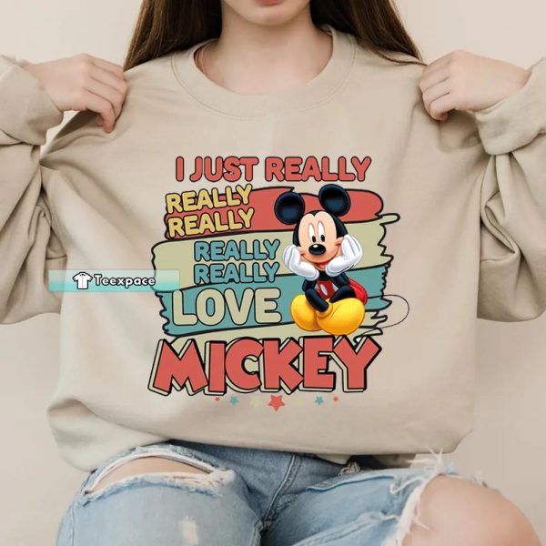 I Love Mickey Shirt Mickey Mouse Gift For Women