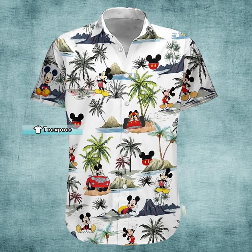 Mens Mickey Mouse Hawaiian Shirt Mickey Mouse Gift 2
