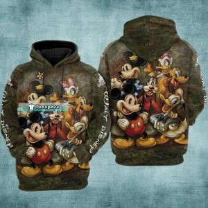 Mickey And Friends Hoodie Adult Mickey Mouse Gift