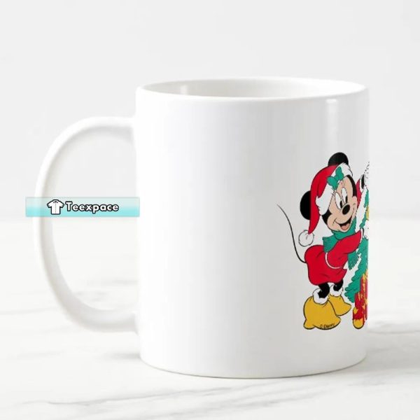 Mickey And Minnie Christmas Mug