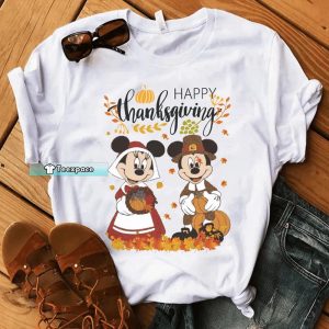 Mickey And Minnie Shirt Mickey Mouse Thanksgiving Shirt