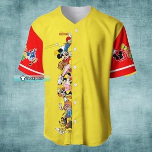 Mickey Minnie Donald Duck Baseball Jersey Baseball Gift For Boys 2