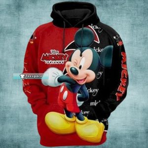 Mickey Mouse Red Hoodie Mickey Mouse Gift