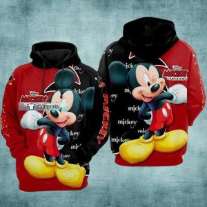 Mickey Mouse Red Hoodie Mickey Mouse Gift