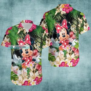 Minnie Mouse Hawaiian Shirt Mickey Mouse Gifts For Women 1