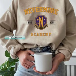 Nevermore Academy Sweatshirt Wednesday TV Series Shirt