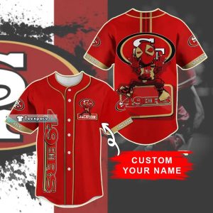 Personalized Name Deadpool 49ers Baseball Jersey 49ers Gift