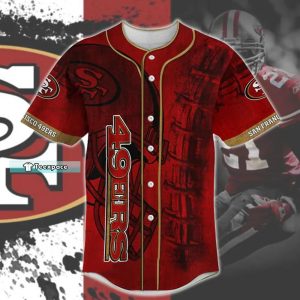 Personalized Name Number 49ers Baseball Style Jersey