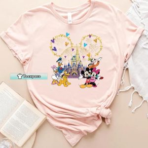 Pink Disney Mickey And Friends Shirt Mickey Mouse Gift 3