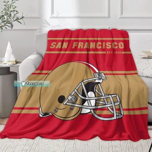 San Francisco 49ers Sherpa Blanket 49ers Gift 7