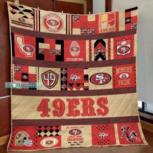 Super Bowl Champion 49ers Fleece Throw Blanket