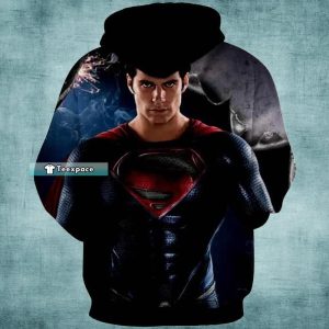 Superman Black Hoodie Superman Gift