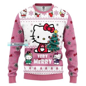 Ugly Christmas Sweater Hello Kitty, Hello Kitty Christmas Gift