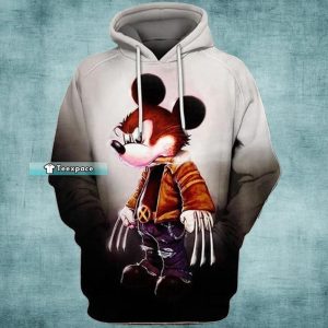 Wolverine  Mickey Hoodie Mickey Mouse Gift For Adults