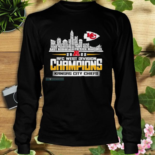 2022 AFC West Division Champions Players Name Skyline Chiefs Shirt
