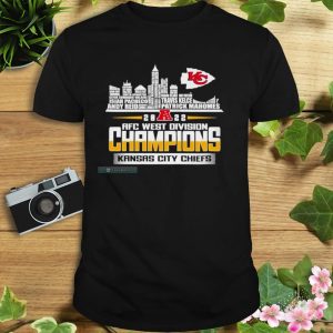 2022 AFC West Division Champions Players Name Skyline Chiefs Shirt