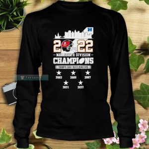 2022 NFC South Division Champions Skyline Buccaneers Long Sleeve Shirt 3