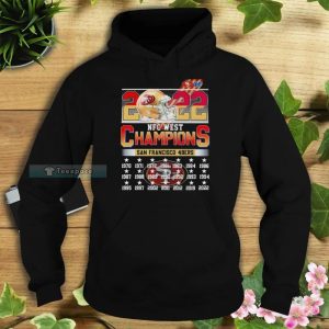 2022 NFC West Champions 1970 2022 49ers Hoodie 4