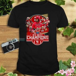 2022 NFC West Champions Signatures 49ers Shirt