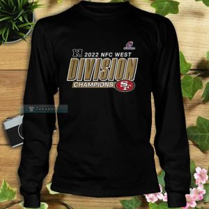 2022 NFC West Division Champions 49ers Long Sleeve Shirt 3