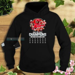 2022 NFC West Division Champions Signatures 49ers Shirt
