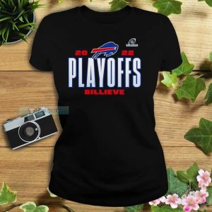 2022 NFL Playoffs Our Time Buffalo Bills T Shirt Womens