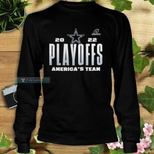 2022 Nfl Playoff Clinched Dallas Cowboys Long Sleeve Shirt 3