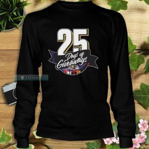 25 Days Of Giveaways Baltimore Ravens Long Sleeve Shirt 3
