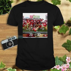 37 20 Washington Commanders NFL 2022 49ers Shirt