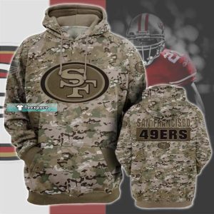 49ers Army Hoodie Unique 49er Gift
