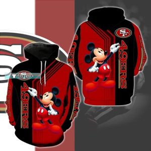 49ers Mickey Mouse Hoodie 49ers Gift