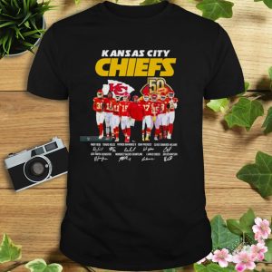 50 Years Signatures Kansas City Chiefs Shirt